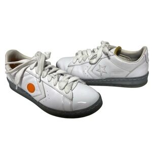 Converse Pro Leather‎ White Orange All Stars Rockit Sneakers Women's 9.5/Mens 8